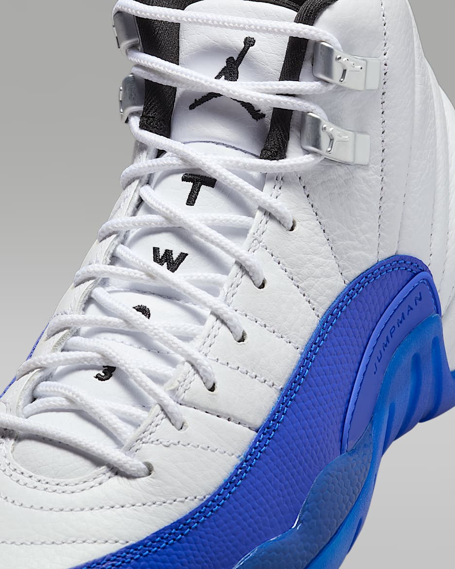 Air Jordan 12 Retro White Game Royal Big Kids Shoes. Nike
